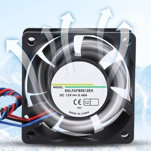 6CM/2.4in 12V 0.48A 6800RPM Cooling Fan Heatsink Cooler For Computer Power Su FY - Afbeelding 1 van 9