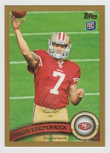 Tarjeta de novato Colin Kaepernick 49ers 2011 Topps DORADA #413 SP RC #1463/2011 - Imagen 1 de 2