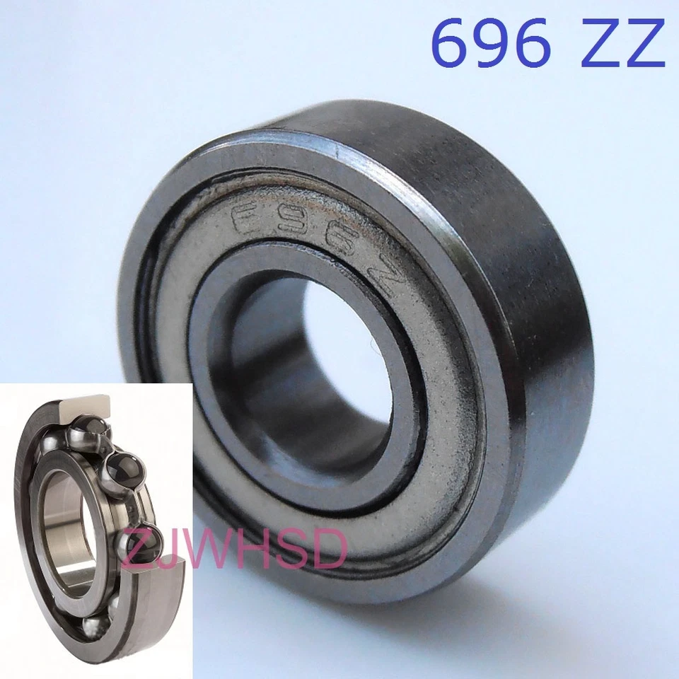 696 zz Si3N4 Ceramic Ball Bearing Rubber Sealed RC Parts Replace 6 x 15 x 5 mm - Image 1 of 1