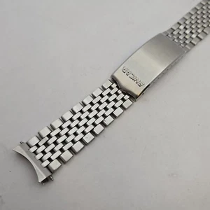 Vintage ENICAR watch band/bracelet Stainless steel 18mm curved end 1970s - Picture 1 of 13