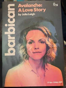Avalanche A love story Barbican theatre Programme & ticket - Picture 1 of 1
