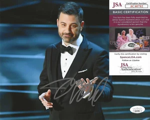 Foto firmada de Jimmy Kimmel 8x10 con certificado de autenticidad JSA #AC40782 - Imagen 1 de 2