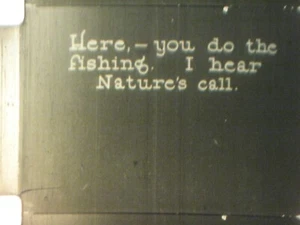 16mm Silent Film "The Fishing Trip" 1920s stag type film - Bild 1 von 8