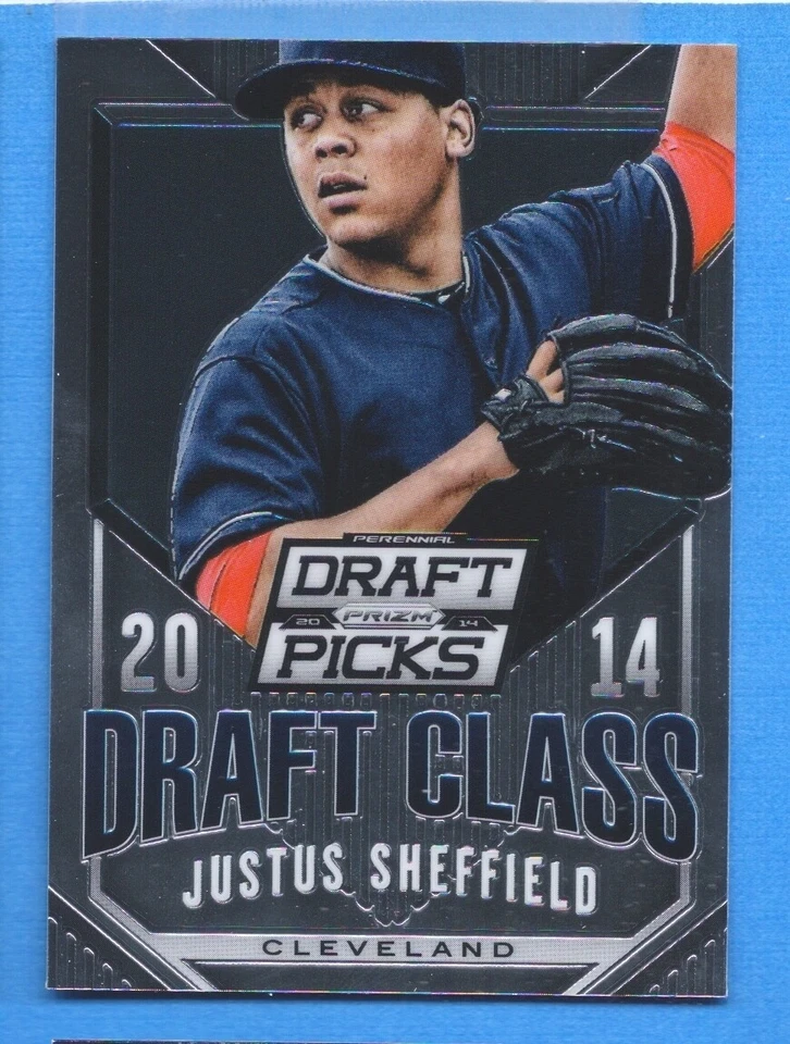 2014 Panini Prizm Perennial Draft Picks Draft Class #29 Justus Sheffield Indians - Image 1 of 1