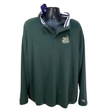 UNCC  Forty-Niners embroidered Logo L/S 1/4 Button Pullover By Champion 2XL