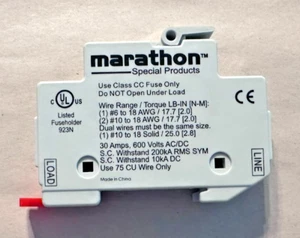 Marathon 6SC30A Fuse Holder, 30 AMP 600VAC - USED - Picture 1 of 2