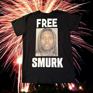 Camiseta Lil Durk Talla Pequeña Free Smurk OTF - Imagen 1 de 2