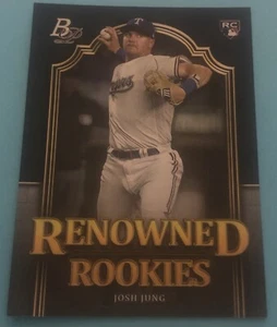 2023 Bowman Platinum - Renowned Rookies Josh Jung #RR-15 (RC) - Picture 1 of 3