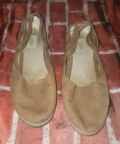 Mocassini Ugg Australia 1011187 Tippie donna bassi in pelle nabuk castagno taglia 7