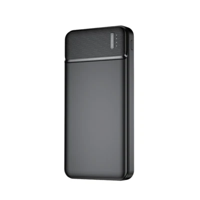Maxlife MXPB-01 10.000mAh Powerbank mit 2x 2.4A USB-Anschlüssen – Schwarz - Bild 1 von 4