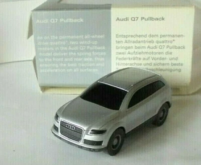 Audi Q7 Quattro Minichamps Plastic Dealer Model 1/64 Mint Boxed Pull Back - Image 1 of 4