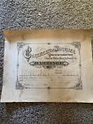 1885 Michigan Certificate Of Marriage-Golden, Oceana County