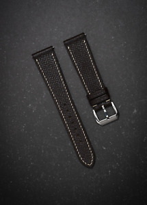 Epsom Calf Watch Strap, Handcrafted Leather Wristwatch 18-19-20-21-22mm