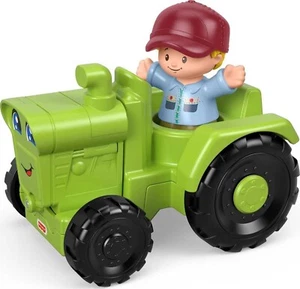 Little People Toddler Farm Toy Helpful Harvester Tractor & Farmer Figure Age 1+ - Picture 1 of 6