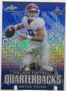 💥BRYCE YOUNG 2021💥LEAF METAL QB BLUE MOJO PRIZM HOLO💥RC ARC LE #/10🔥🔥 - Picture 1 of 3