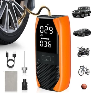 Tire Inflator Portable Air Compressor,150 PSI Electric Air Pump for Car Tires,4X - Picture 1 of 8