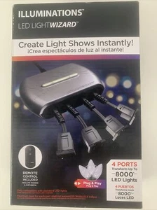 ILLUMINATIONS LED LIGHT WIZERD Four ports plug and play with remote control new - Picture 1 of 6