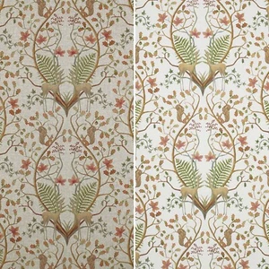 A Woodland Trail Curtain Fabric, Belfield Home The Chateau by Angel Strawbridge - Picture 1 of 5