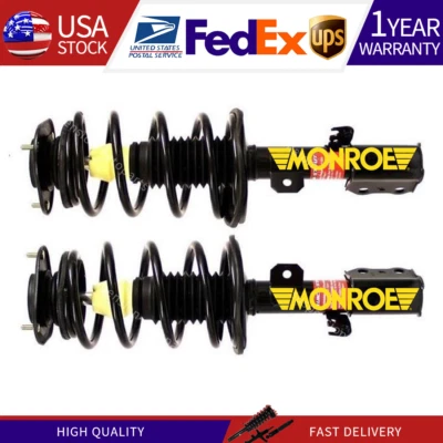 Fits Pontiac Vibe 2003 2004 2X Monroe Front Shocks Struts Coil Spring Assembly - Image 1 of 4