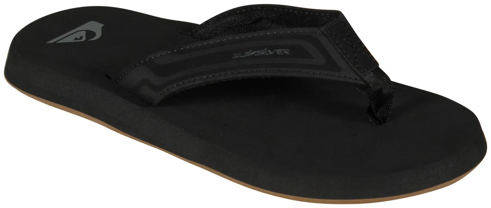 Sandalia Quiksilver Monkey Wrench Core para niño - Negra/Goma - Nueva Foto 1 de 1