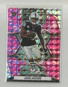 2022 Panini Mosaic JOSH JACOBS Mosaic Camo Pink - Picture 1 of 1