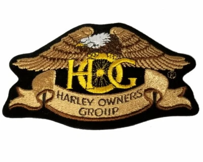 PARCHE CHALECO HOG HERITAGE EAGLE 4-3/4 PULGADAS HARLEY DAVIDSON GRUPO DE PROPIETARIOS PEQUEÑO Foto 1 de 2