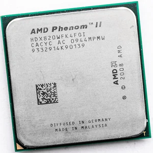 AMD Phenom II X4 820 HDX820WFK4FGI 2.8GHz Quad Core AM3 Processor Deneb 4MB 95W - Picture 1 of 3