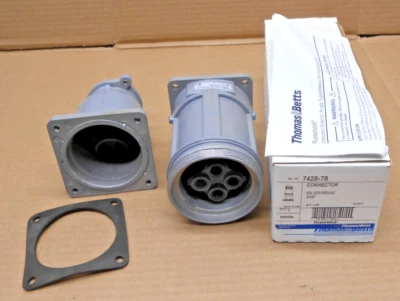 NUEVO CONECTOR ALUMINIO RUSSELLSTOLL 7428-78 60 AMP 250/600VAC 3W 4P (3 DISPONIBLES) Foto 1 de 4