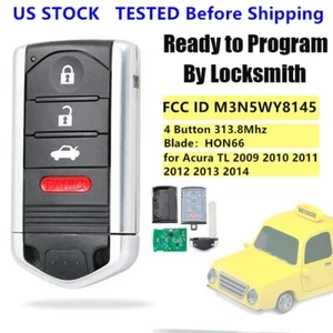 for Acura TL 2009 10 11 2012 2013 2014 Keyless Smart Prox Remote 4Button Key Fob - Imagen 1 de 5