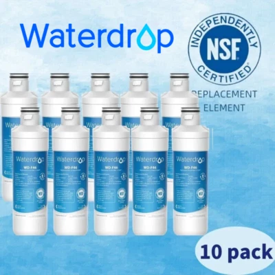 Waterdrop Refrigerator Water Filter, Replacement for LG® LT1000P®, Pack of 10 - Image 1 of 4