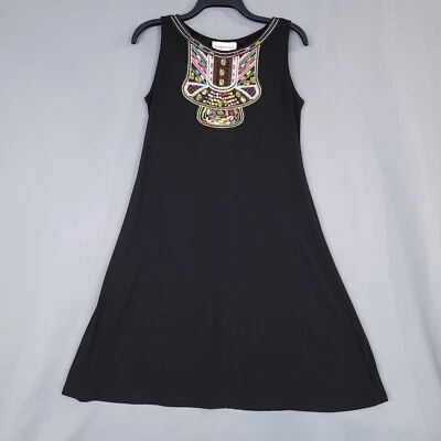 Ronni Nicole Women's Sheath Dress Pullover Midi Rhinestones Sleeveless Size 4 - Image 1 of 4