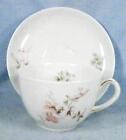 Leonard Vienna Austria Cup & Saucer Wildflowers Porcelain Gilding Antique