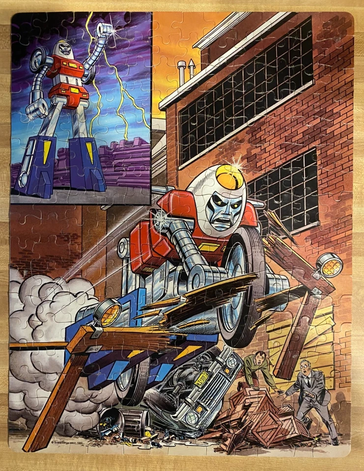 Vintage Golden TONKA GoBots 1985 200pc JIGSAW PUZZLE CY-KILL Complete - Image 1 of 4
