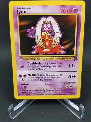 Pokémon Jynx 45/130 Base Set 2 Unlimited Pack Fresh  - Image 1 of 2
