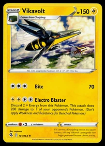 Pokemon - SWSH - Fusion Strike Vikavolt 101/264 Rare - NM - Picture 1 of 2