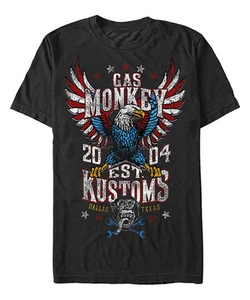 GAS MONKEY RIDER NATION EAGLE FAST & LOUD DALLAS TEXAS GREASE T TEE SHIRT S-2XL - Picture 1 of 3