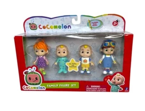 Cocomelon Limited Edition Family Figure Set Of 4 Jazware JJ, TomTom, YoYo NEW - Picture 1 of 7