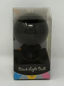 Black Light Bulb 75 Watts 75W Special Effects Eerie Party Spooky - Picture 1 of 8