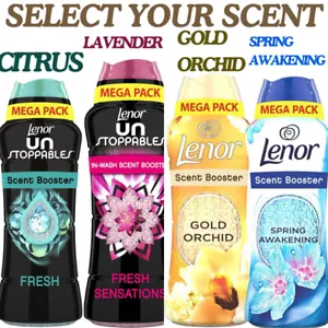 Lenor Unstoppables In-Wash Laundry Scent Booster Beads- 570g Non-Stop Freshness - Picture 1 of 49