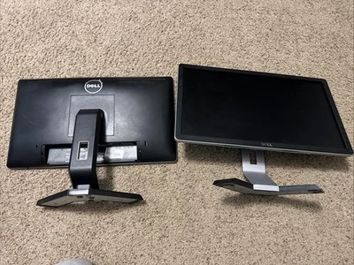 SET OF 2 - Dell LCD 20 Inch Dell 2014 P2014HT - Power And VGA Cables Included - Image 1 of 4