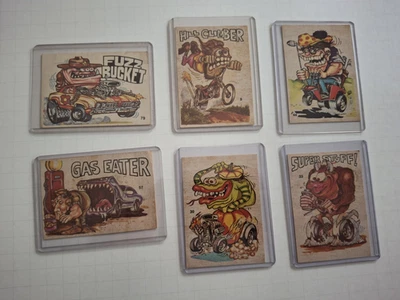 Odd Rods Sticker Cards(6) 1969 Donruss  - Image 1 of 2