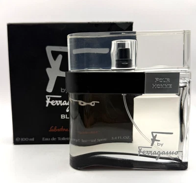 F Ferragamo NEGRO Pour Homme 3.4 OZ edt ¡Nuevo! ¡Caja ligeramente dañada! Foto 1 de 3