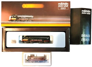 Z Marklin 8861 EMD F7 SP Diesel Loco LEDs +CC w/8640 Caboose (Tested) w/ box #1 - Picture 1 of 17