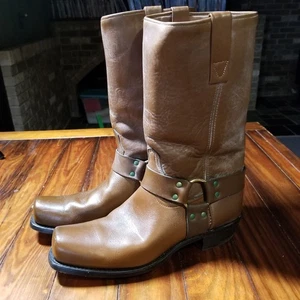 Vtg Acme Dingo Harness Cowboy Boots Mens Size 10 with Original Box USA RZK - Picture 1 of 24