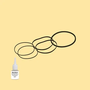 Riemen Öl = Kit 5 für Akai RX-897 Compact System - Picture 1 of 5