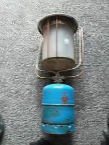 VINTAGE C200 CAMPING GAZ LUMOGAZ GAS CAMPING LAMP LANTERN WITH mantle MANTLE - Picture 1 of 8