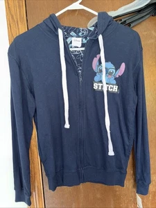 Dinsey Stitch Zipper Hooded Sweatshirt - Picture 1 of 5