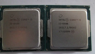 LOT OF 2 Intel Core i5 6400 2.7Ghz LGA 1151 QUAD CORE PROCESSOR - Image 1 of 2