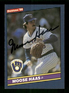 1986 Donruss 237 alce haas autografo firmato ASC BXCP58 - Foto 1 di 2