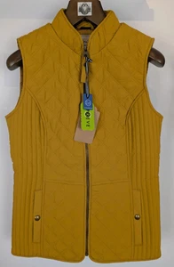 Joules NWT Caramel Minx mustard quilted body warmer gilet. Womens size 8. DN2104 - Picture 1 of 12